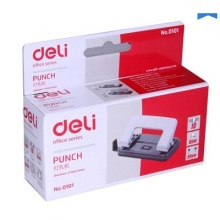 得力0101打孔机 二孔打孔器 手动打洞器 可打10张80g纸
